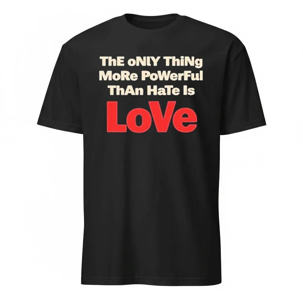 Abolish Ice The Only Thing More Powerful Than Hate Is Love Bad Bunny Shirt