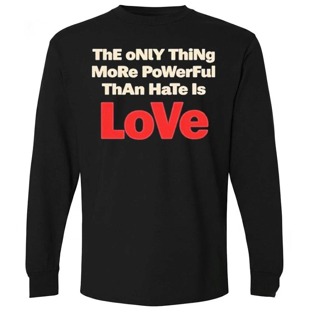 Abolish Ice The Only Thing More Powerful Than Hate Is Love Bad Bunny Shirt
