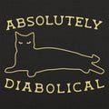 Absolutely Diabolical - Sneaky Black Cat Outline