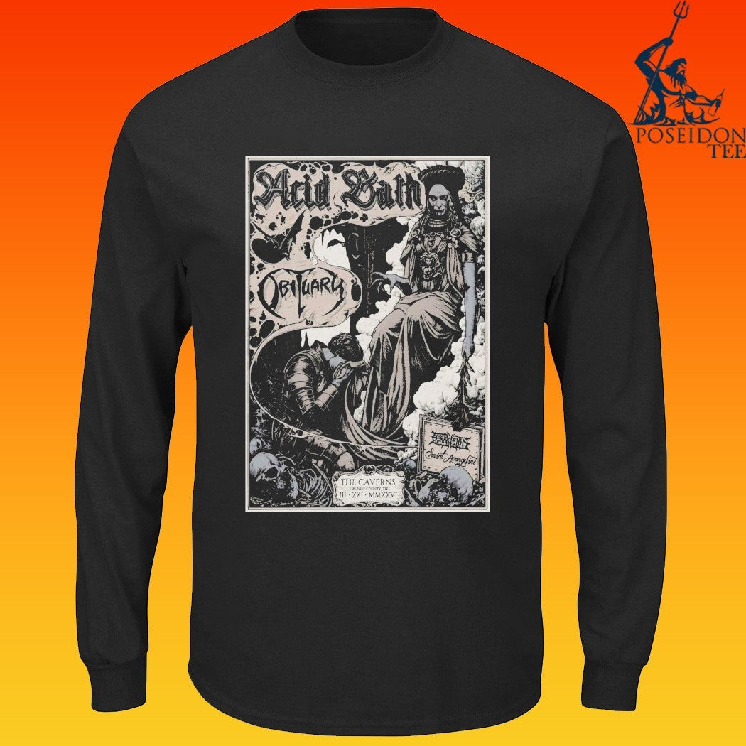 Acid Bath 03 21 2026 The Caverns Pelham Tn T-shirt