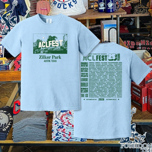 Acl Fest Zilker Park Austin Texas Rock Island Lineup T-shirt