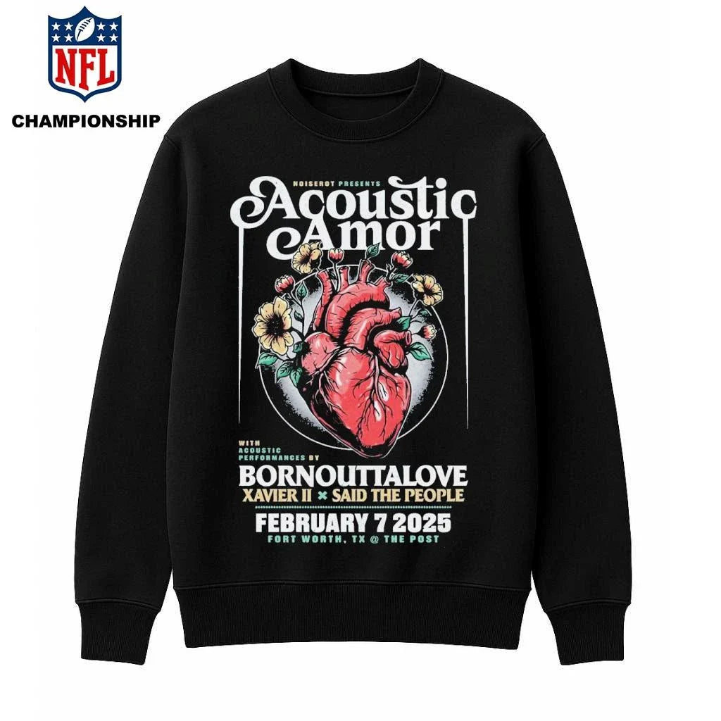 Acoustic Amor Fort Worth TX Feb 7 2026 Poster Shirt