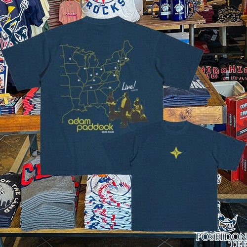 Adam Paddock Tour Map T-shirt