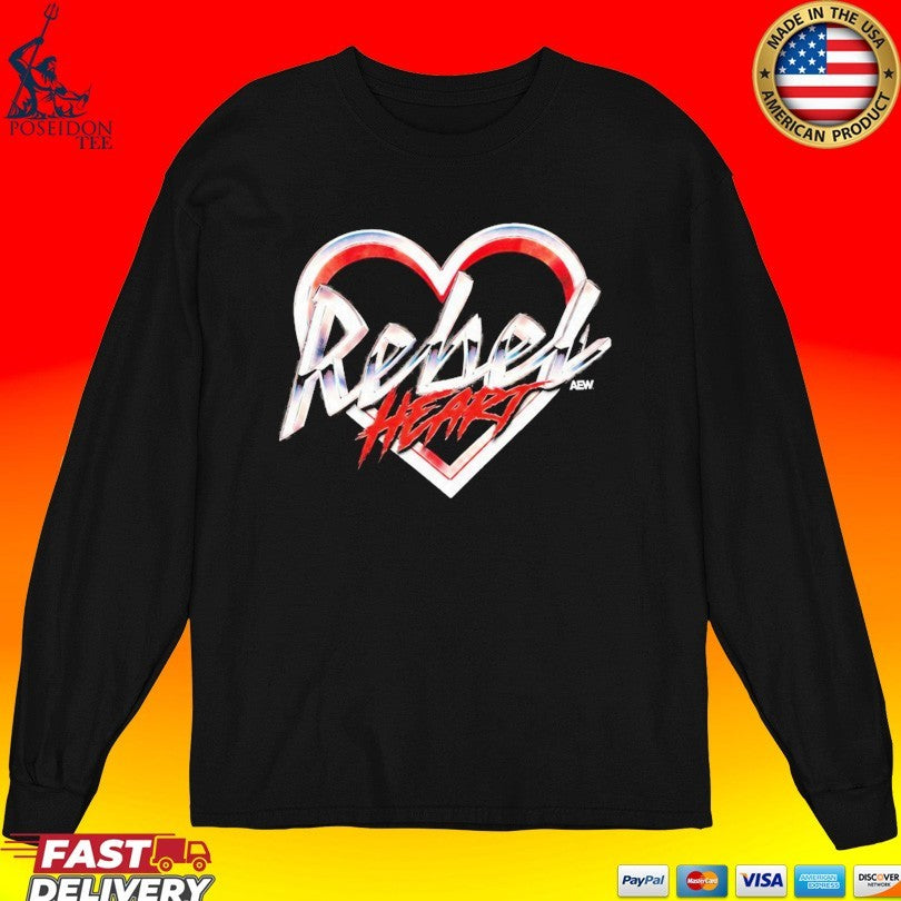 Aew Rebel Heart Als T-shirt
