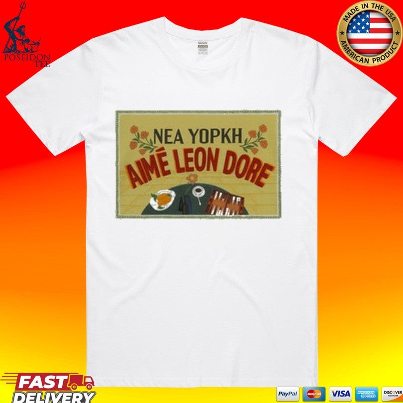 Aimé Leon Dore Aimé Postcard Nea Yopkh T-shirt