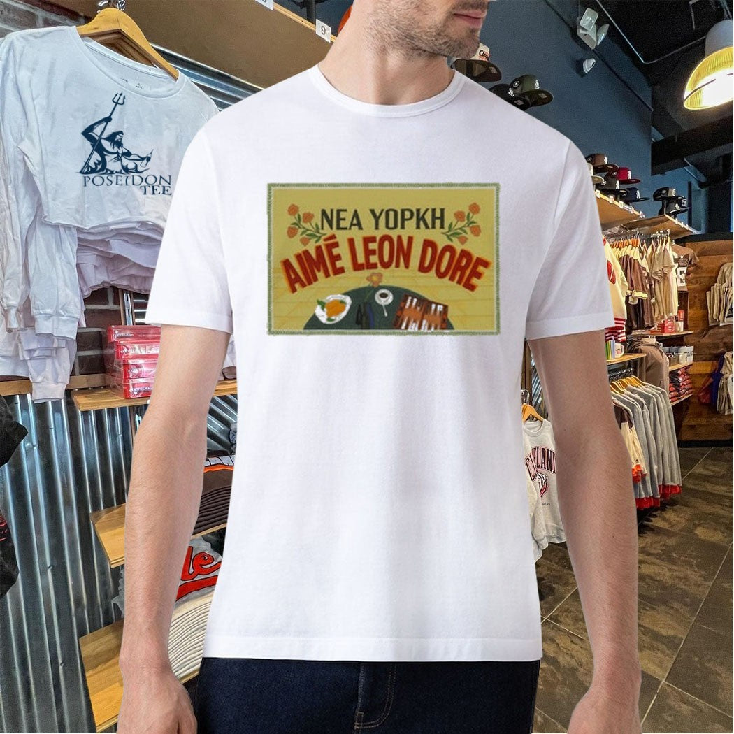 Aimé Leon Dore Aimé Postcard Nea Yopkh T-shirt