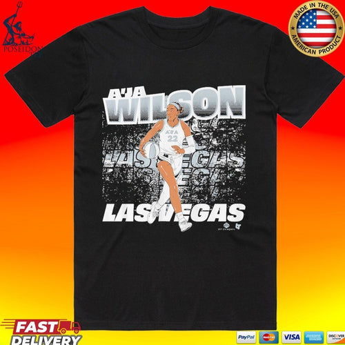 A’ja Wilson Las Vegas Street Ball T-shirt