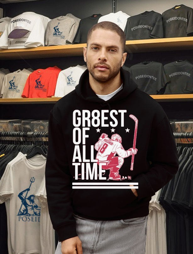 Alex Ovechkin The Gr8est Of All Time T-shirt