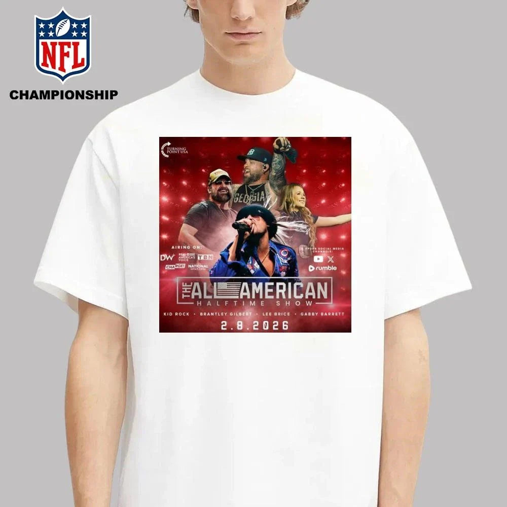 All American Halftime Show 2026 Lineup Shirt