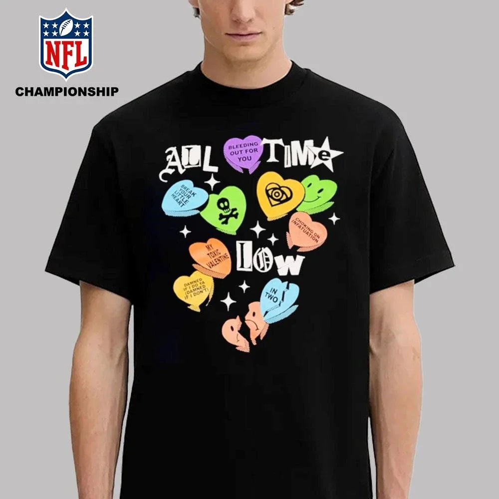 All Time Low Candy Hearts Valentine 2026 Shirt