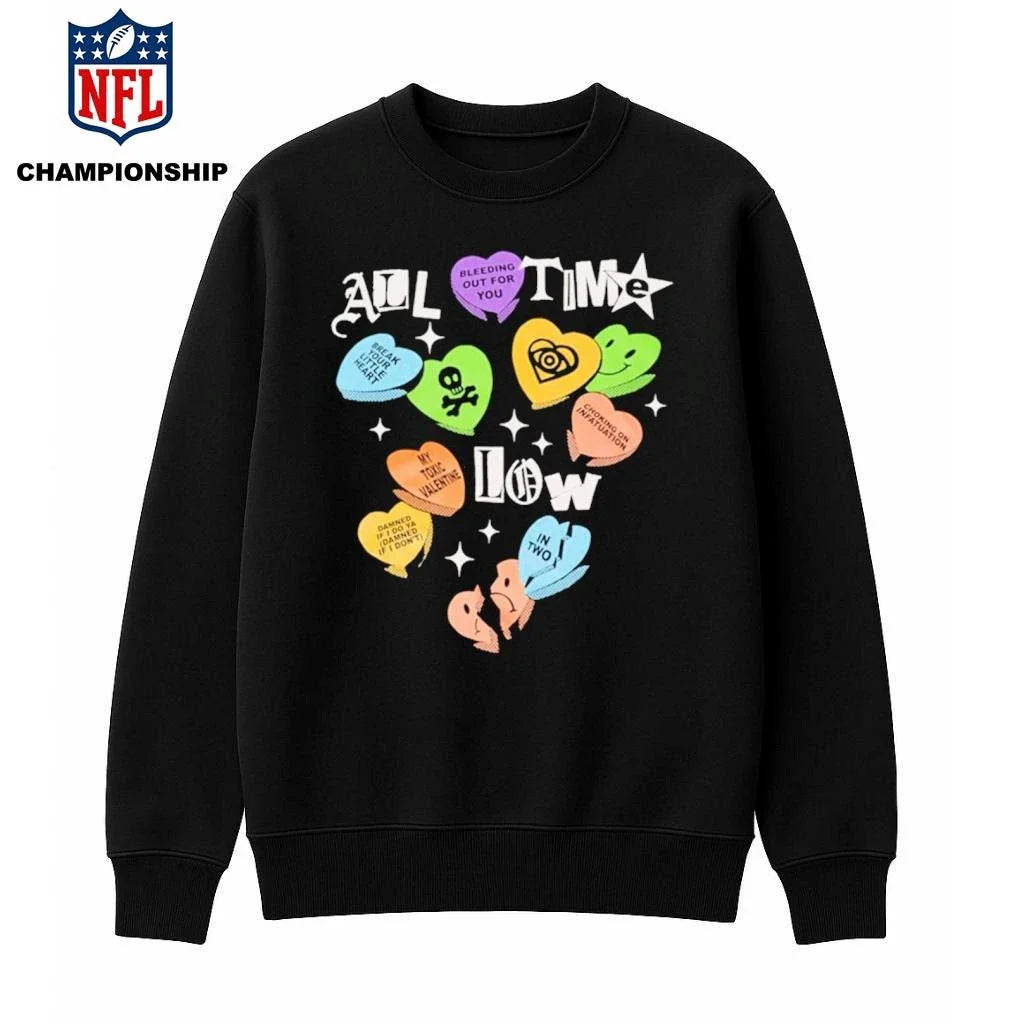 All Time Low Candy Hearts Valentine 2026 Shirt