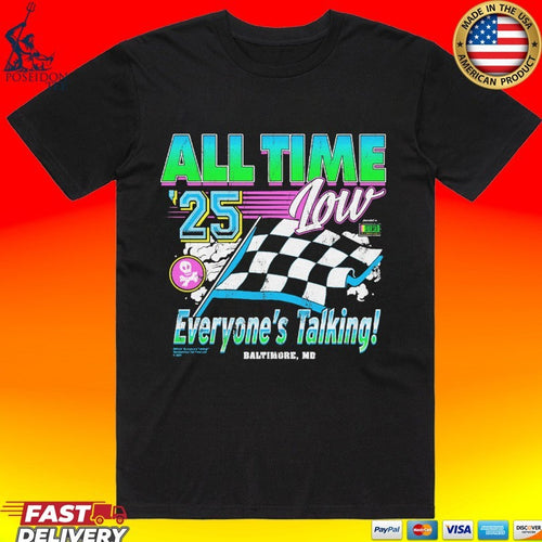 All Time Low Everyone’s Talking! Racing Baltimore MD T-shirt