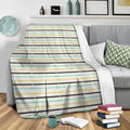 Arrow Pattern Fleece Throw Blanket