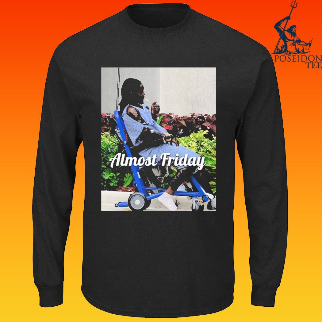 Almost Friday Cig Smoking T-shirt