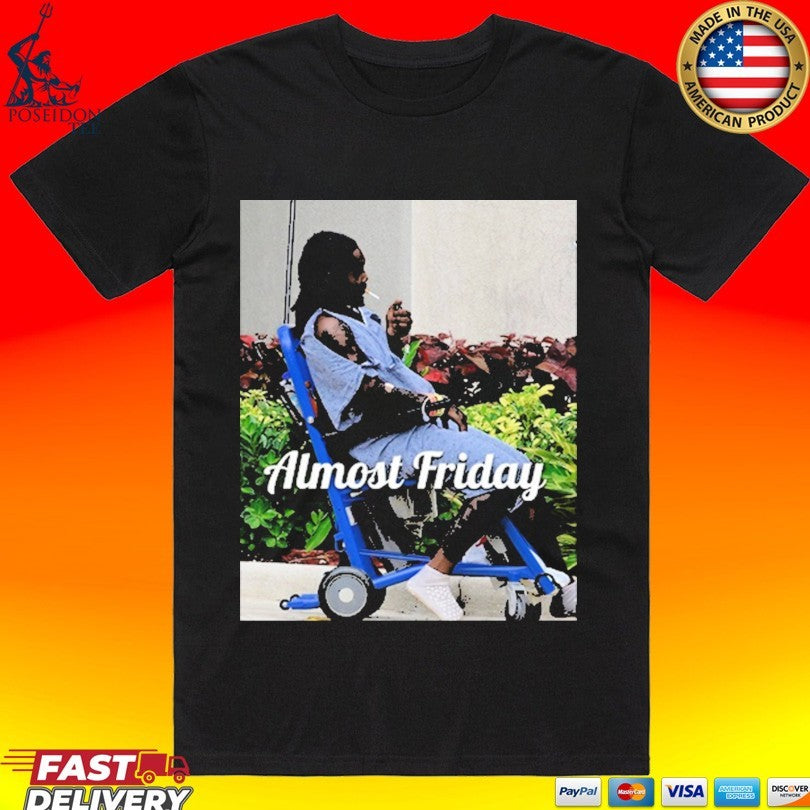 Almost Friday Cig Smoking T-shirt