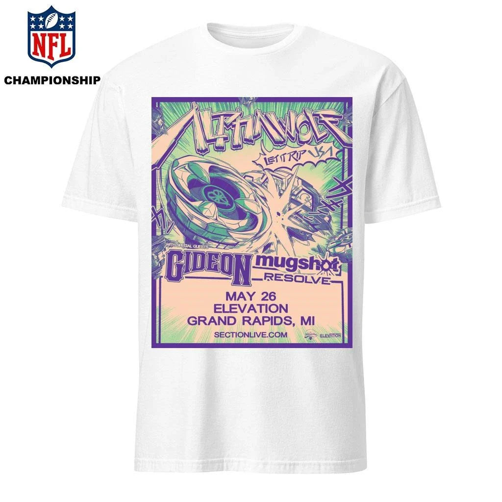 Alpha Wolf Let It Rip USA 2026 Tour City Dates Shirt