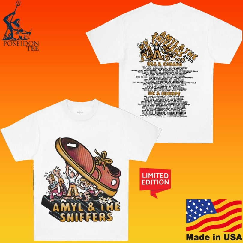 Amyl And The Sniffers Us And Canada Uk And Europe 2026 Tour T-shirt
