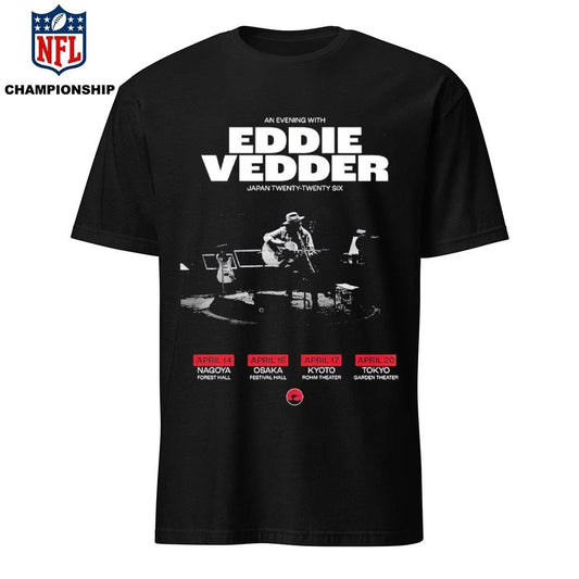 An Evening With Eddie Vedder Japan 2026 Solo Tour On April Shirt