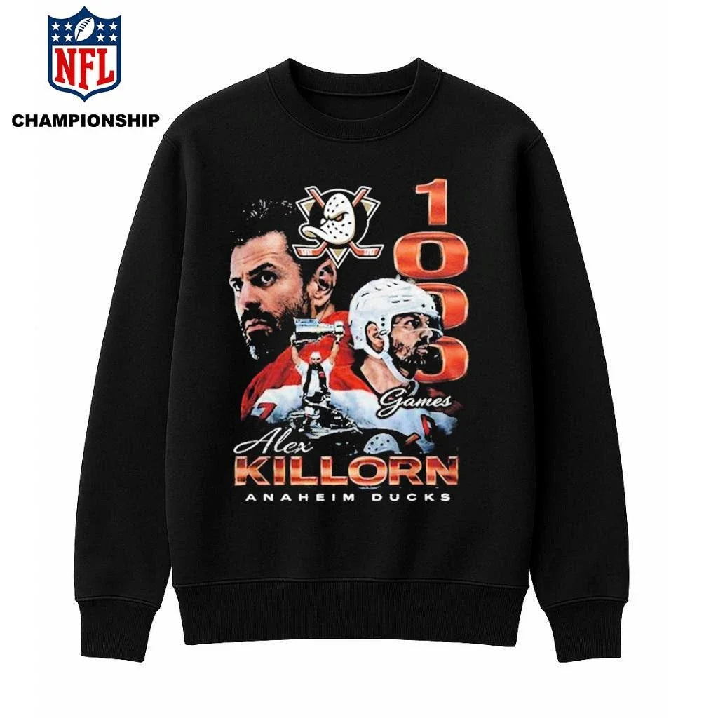 Anaheim Ducks Alex Killorn 1000 Games 2026 A1K Shirt