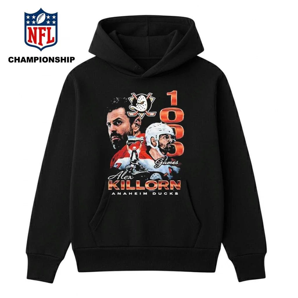 Anaheim Ducks Alex Killorn 1000 Games 2026 A1K Shirt