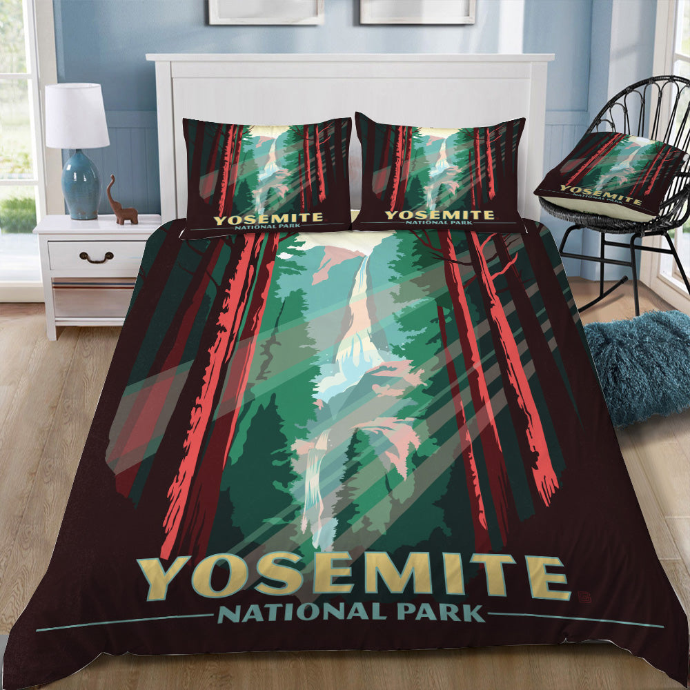 Yosemite National Park Bedding Set (Duvet Cover & Pillow Shams)