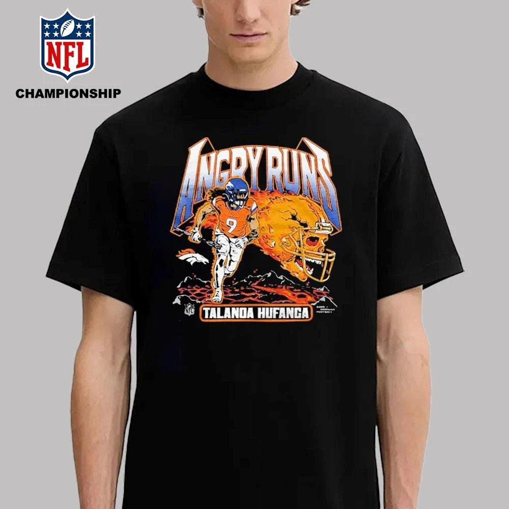 Angry Runs 2025 Broncos Talanoa Hufanga Shirt