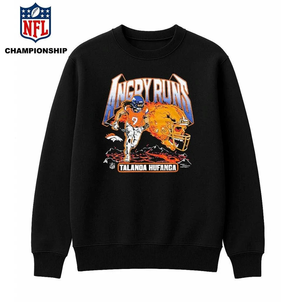 Angry Runs 2025 Broncos Talanoa Hufanga Shirt