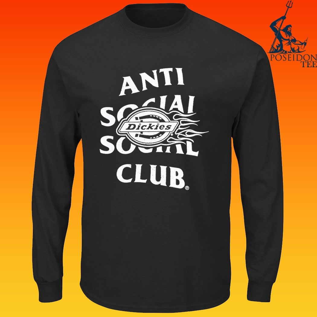 Anti Social Social Club Assc X Dickies Flame T-shirt