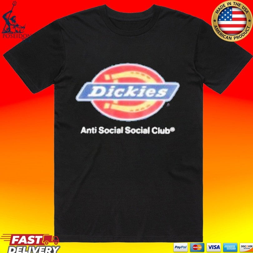Anti Social Social Club Assc X Dickies Logo T-shirt
