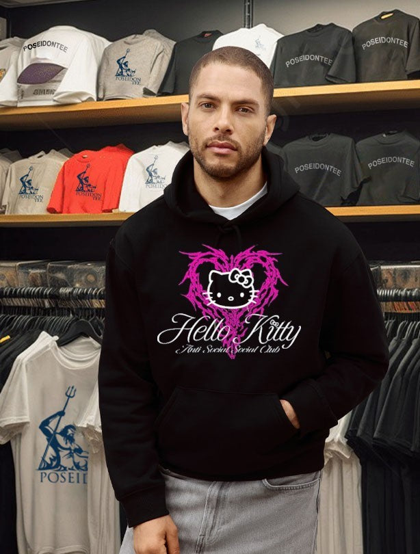 Anti Social Social Club Assc X Hello Kitty Love T-shirt