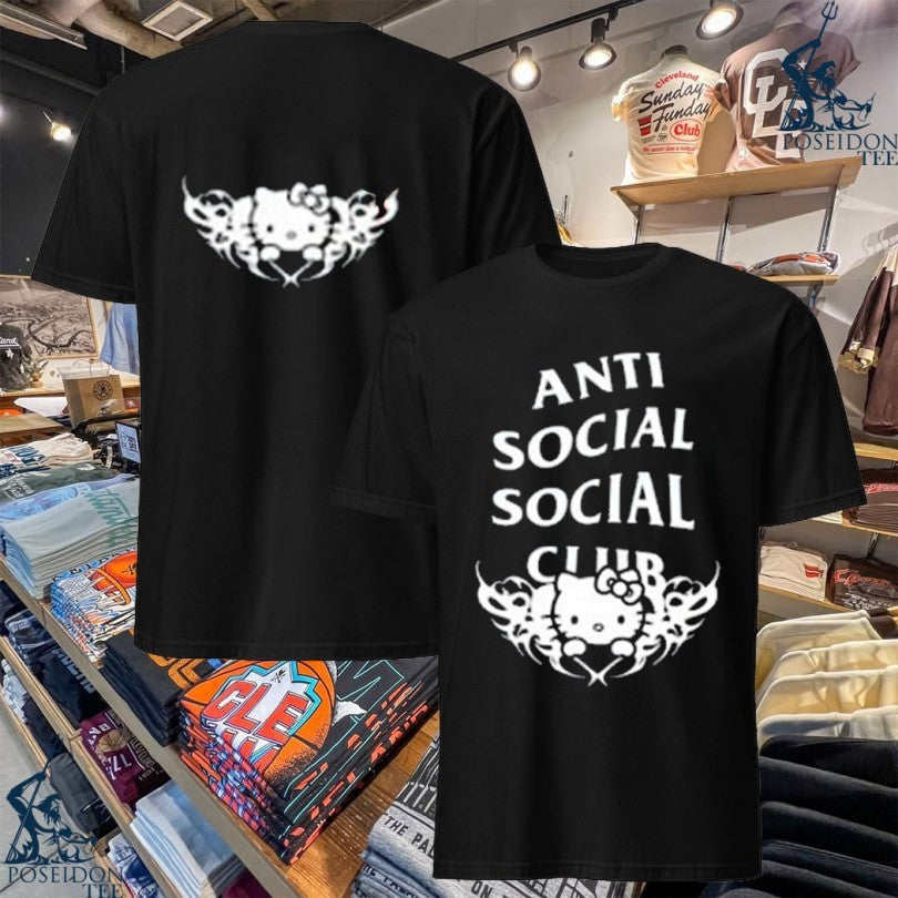 Anti Social Social Club X Hello Kitty Metal T-shirt
