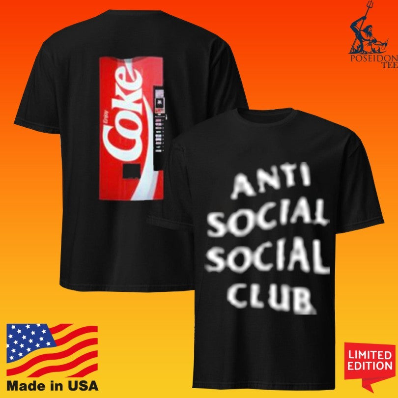 Antisocialsocialclub Assc Coca-cola Vending V2 T-shirt