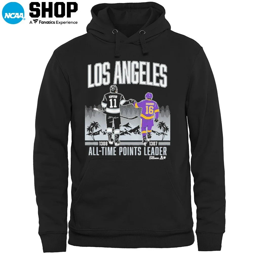 Anze Kopitar &amp; Marcel Dionne LA Point Leader T-Shirt