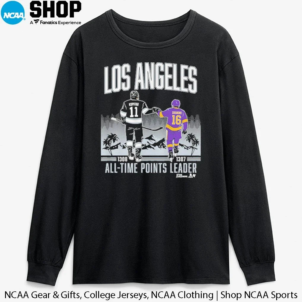Anze Kopitar &amp; Marcel Dionne LA Point Leader T-Shirt
