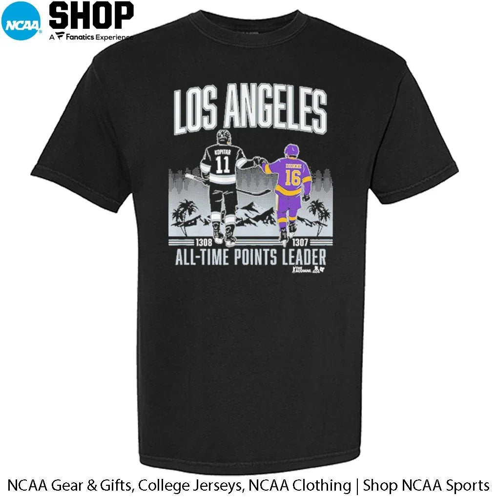 Anze Kopitar &amp; Marcel Dionne LA Point Leader T-Shirt