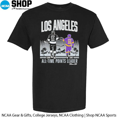 Anze Kopitar &amp; Marcel Dionne LA Point Leader T-Shirt