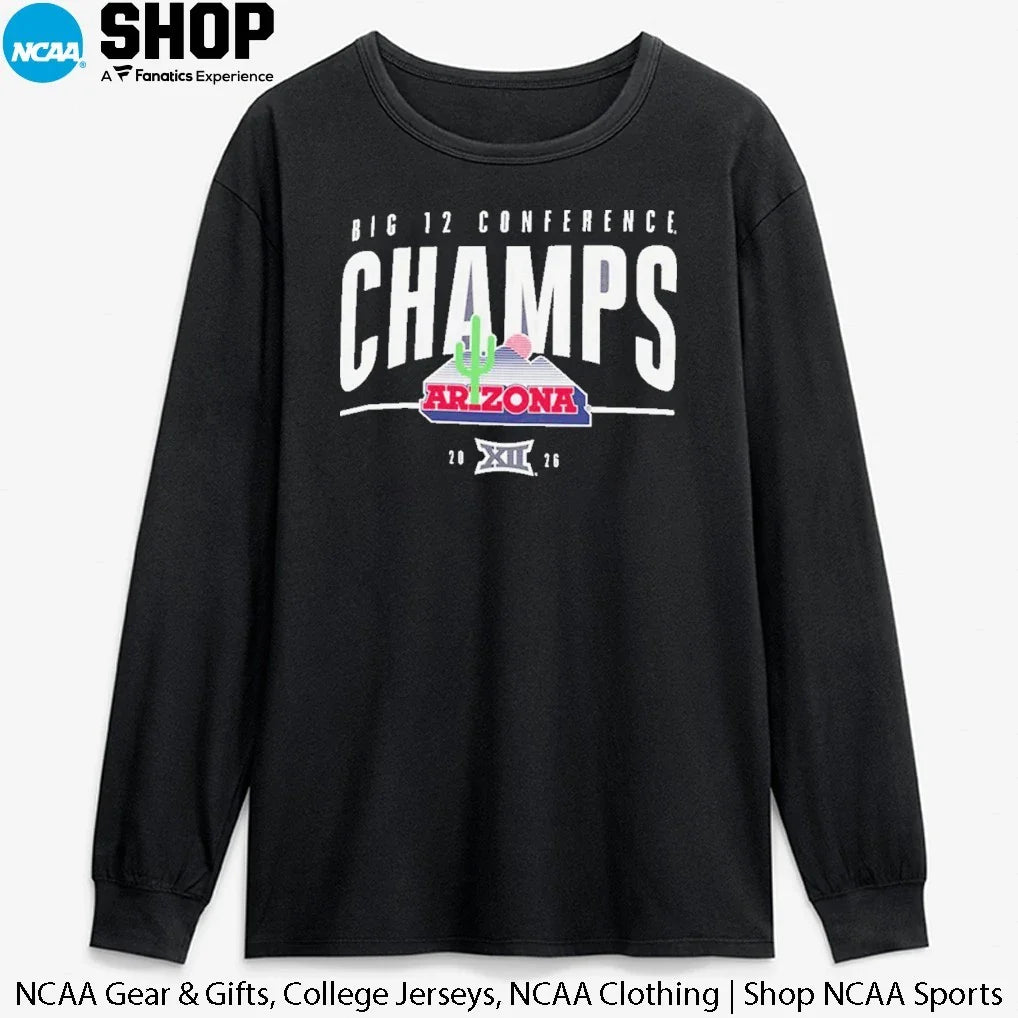 Arizona Wildcats 2026 Big 12 Conference Champs T-Shirt