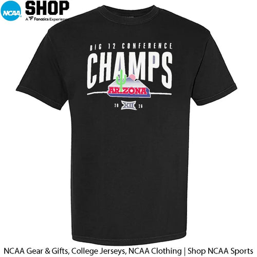 Arizona Wildcats 2026 Big 12 Conference Champs T-Shirt