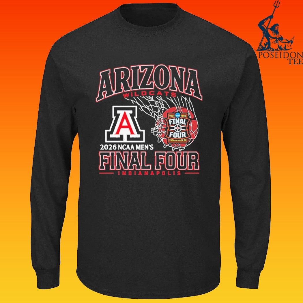 Arizona Wildcats 2026 NCAA Men’s Final Four Indianapolis T-shirt
