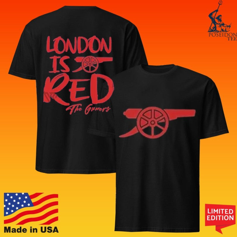 Arsenal Fc London Is Red The Gunners T-shirt