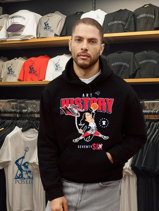 Art History 101 Ben Frank Jumpman Royal T-shirt