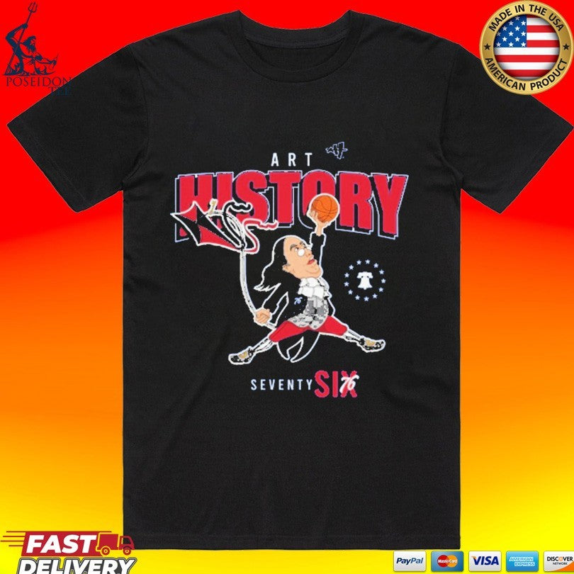 Art History 101 Ben Frank Jumpman Royal T-shirt