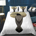art deco crow Bedding Set (Duvet Cover & Pillow Shams)
