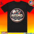 Artemis 2 Mission Faux Lunar Patch NASA T-shirt