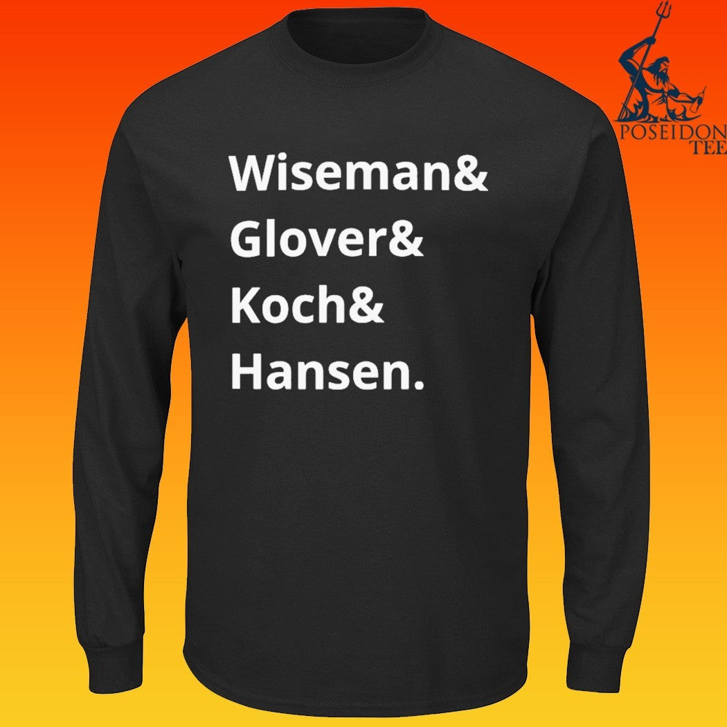 Artemis II Nasa Wiseman & Glover & Koch & Hansen Astronaut Names T-shirt