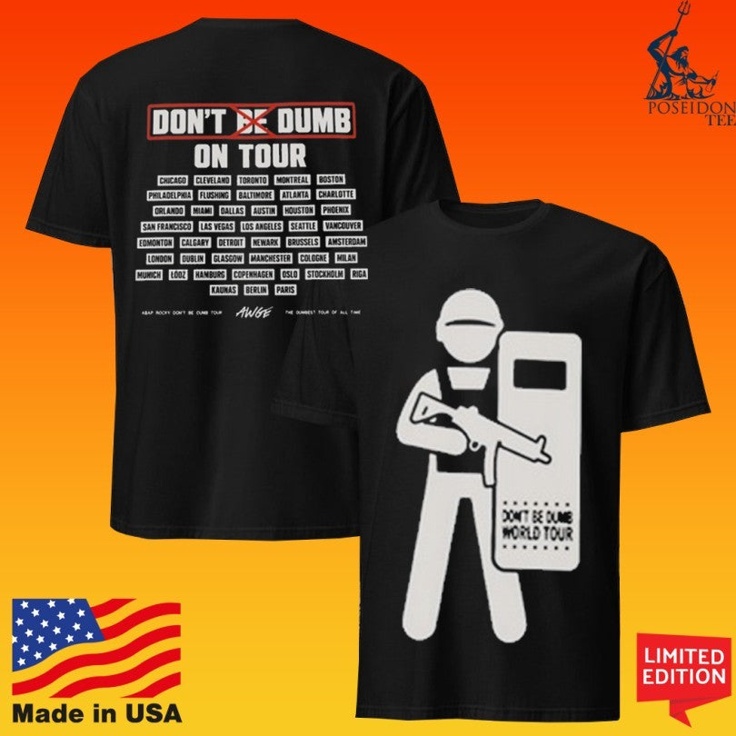 Asap Rocky 2026 Dont Be Dumb World Tour T-shirt