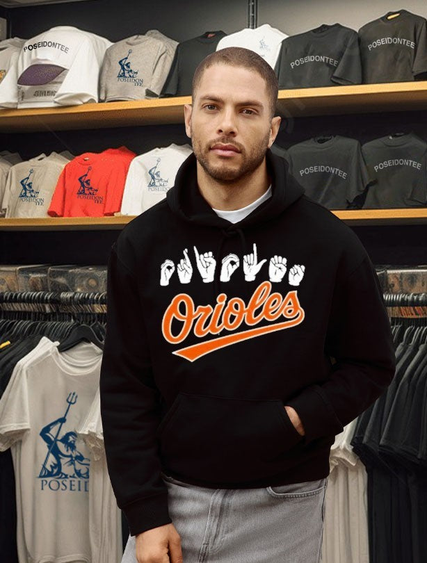 Asl Hand Sign Orioles T-shirt