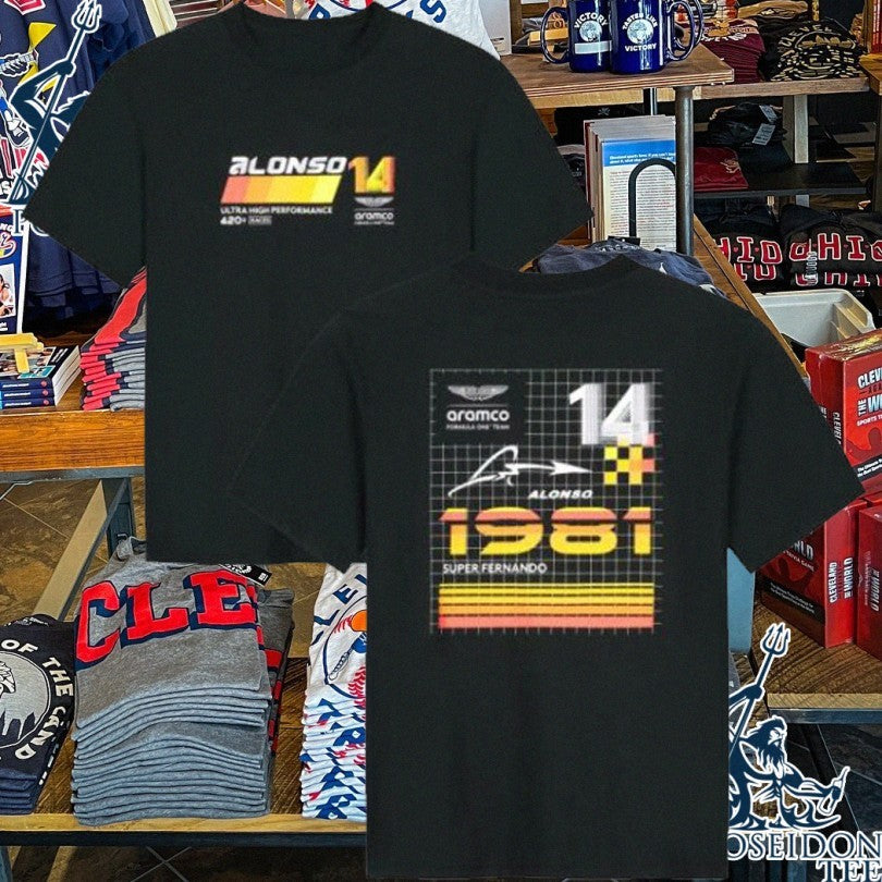Aston Martin F1 Team 2026 Fernando Alonso Spain T-shirt