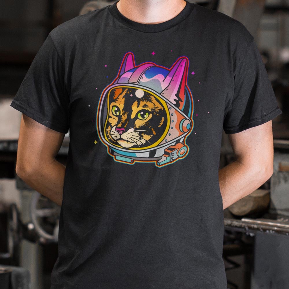 Astro Cat in Space Helmet Full Color