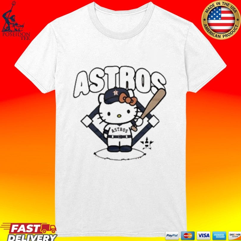 Astros Hello Kitty Baseball T-shirt